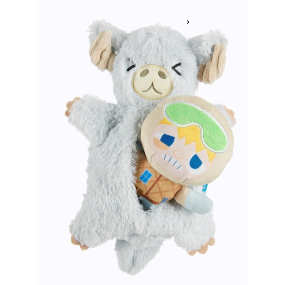 BarkBox Star Wars Lukewarm Tauntaun Plush Multi-Part Squeaky Dog Toy XS S